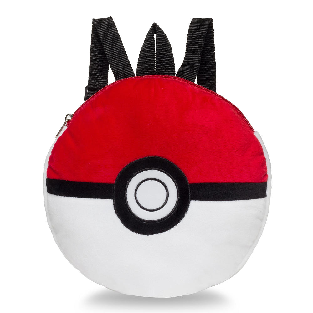 Pokemon Tomy Pokeball 12 Plush Backpack Pokemon Singles Pokemon Pins Badges Misc items Collector s Cache LLC